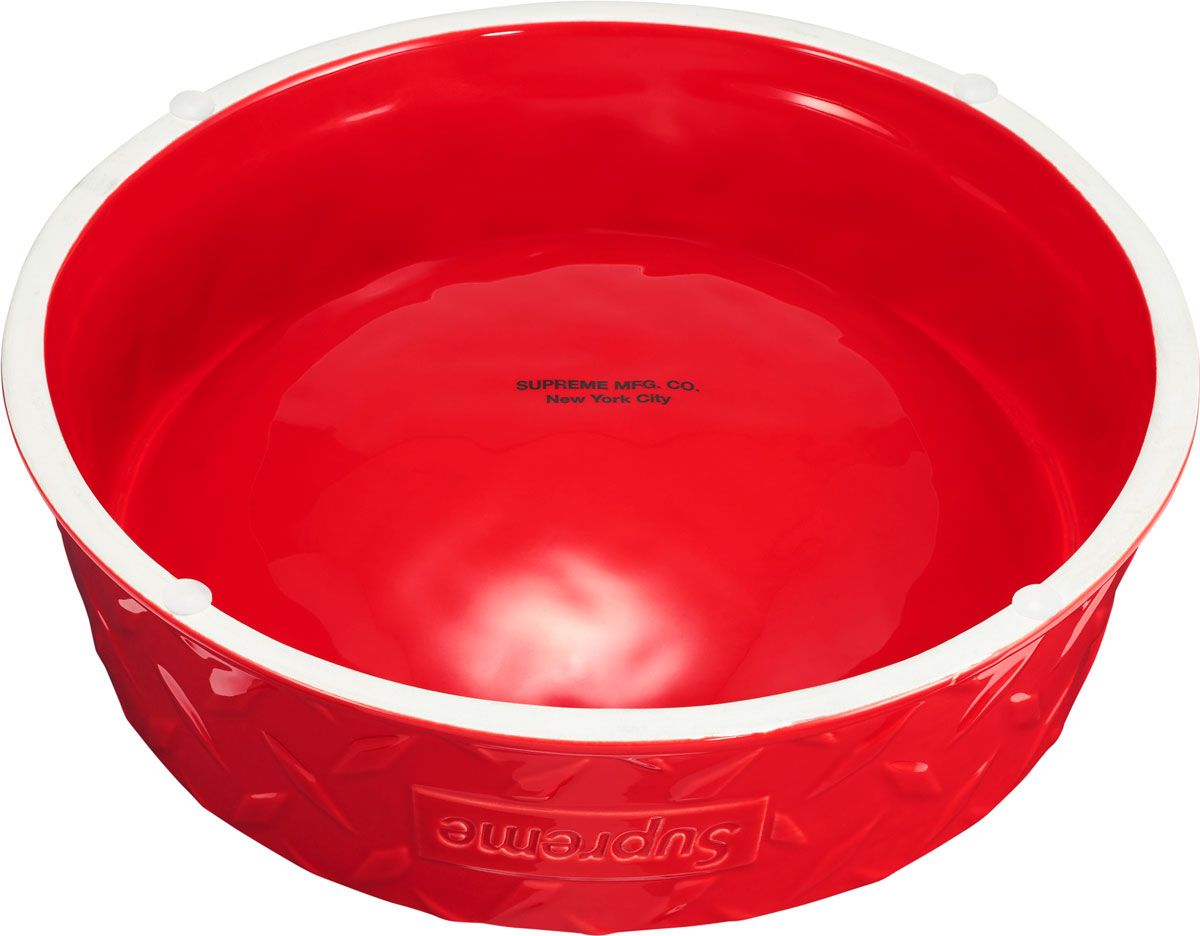 Supreme dog shop food bowl