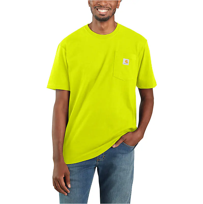 Carhartt Loose Fit Heavyweight SS Pocket Tee Lime