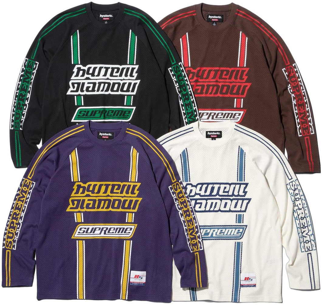 PREORDER SUPREME®/HYSTERIC GLAMOUR MESH L/S TOP