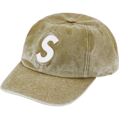 Supreme Pigment Canvas S Logo 6-Panel Olive