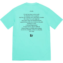 Supreme/Bernadette Corporation Fuck Tee Teal