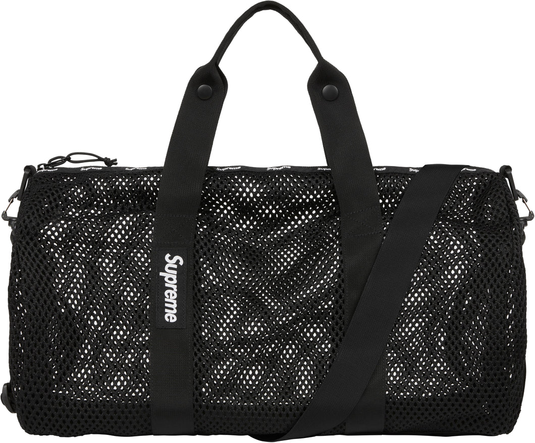 Supreme Mesh Duffle Bag Black