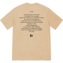 Supreme/Bernadette Corporation Fuck Tee Khaki