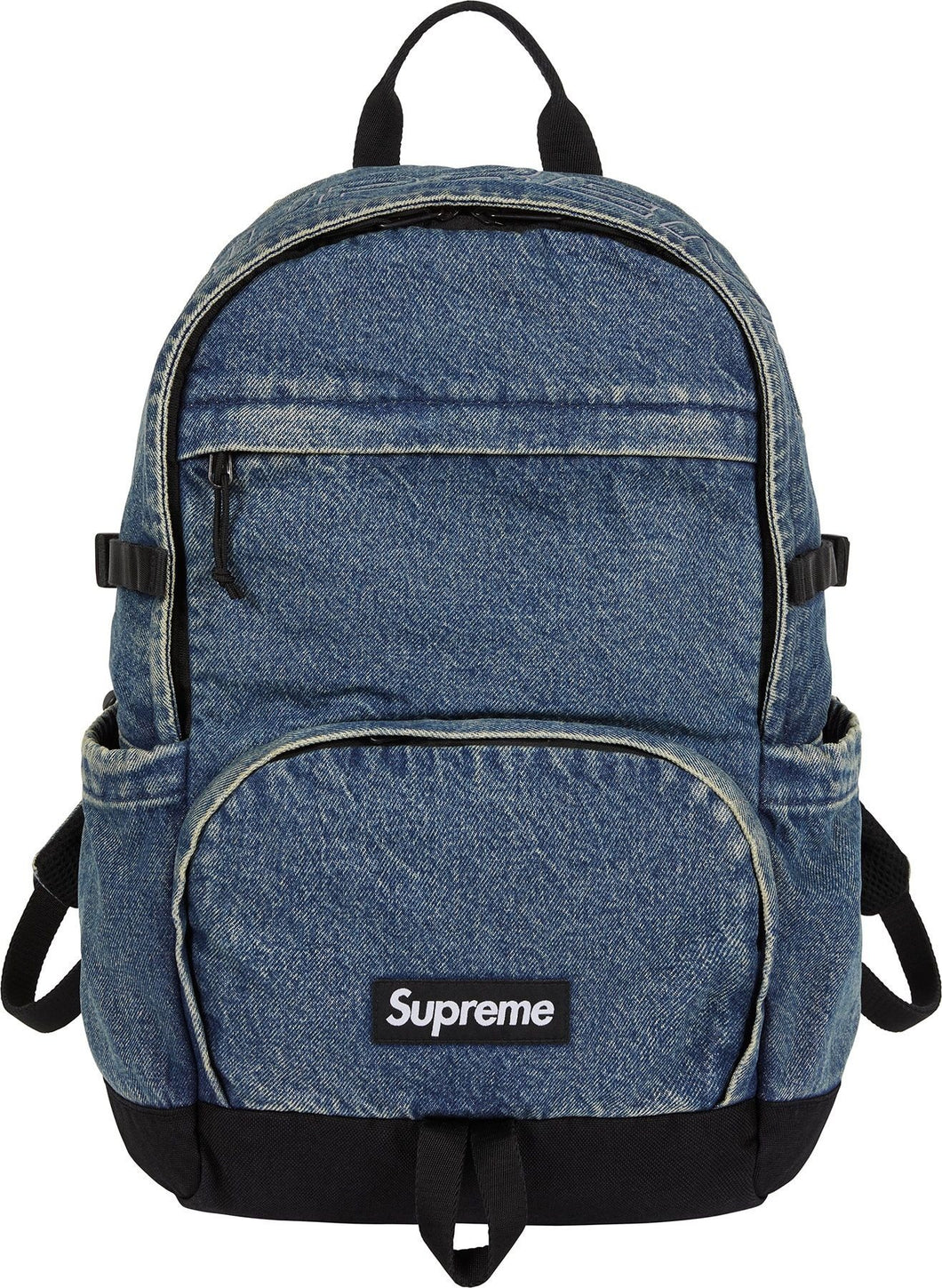 Supreme FW25 Denim Backpack Washed Indigo