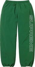 Supreme Spellout Embroidered Track Pant Green
