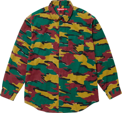 Supreme Flannel Shirt Camo
