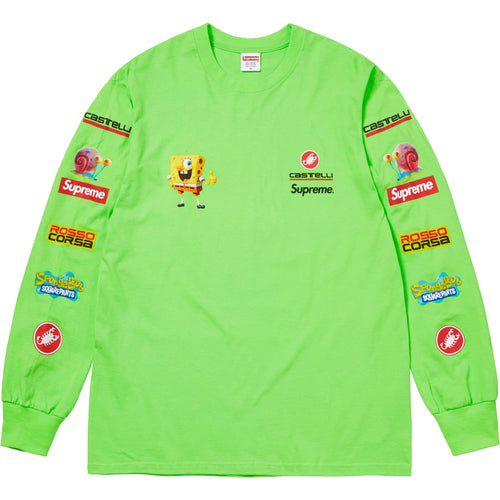 Supreme® Spongebob Squarepants Castelli® Racing LS Tee Green