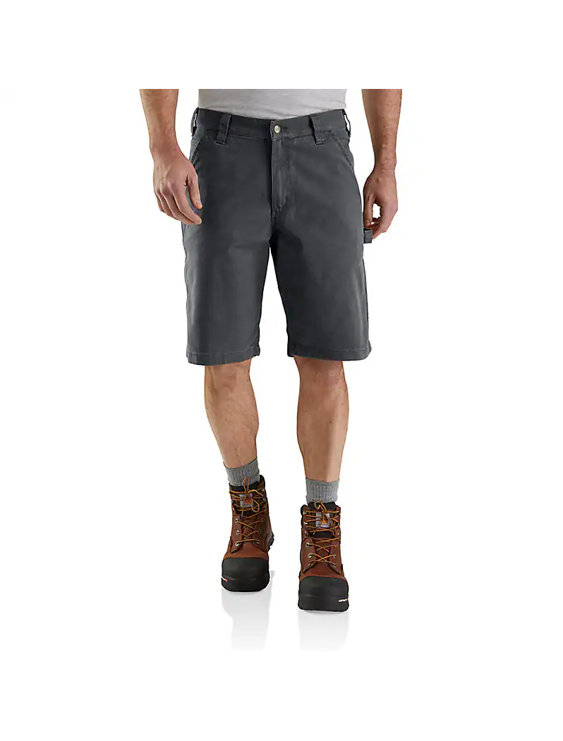 Carhartt Rugged Flex® Relaxed Fit Canvas Utility Work Short Shadow