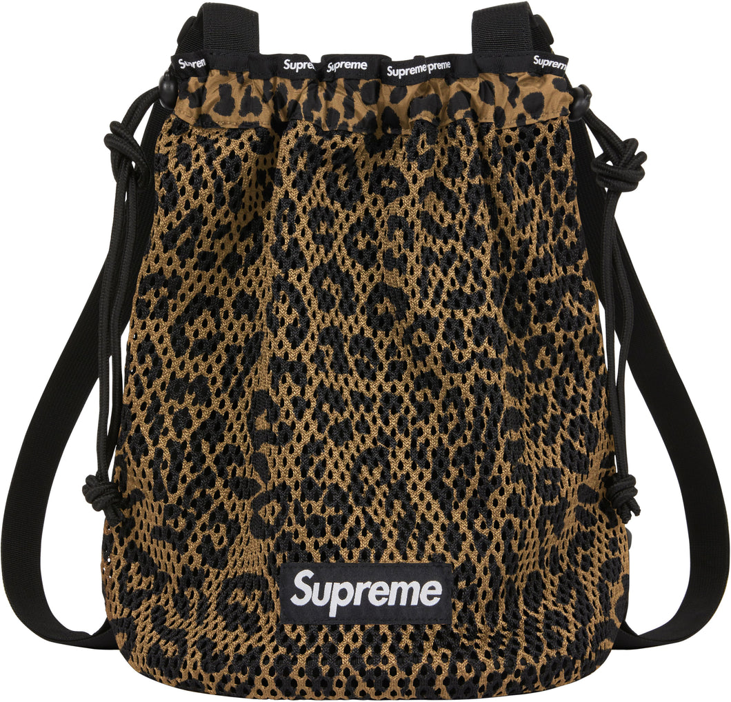 Supreme Mesh Small Backpack Leopard