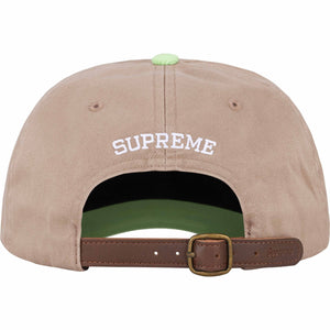 PREORDER SUPREME 2-TONE S LOGO 6-PANEL TAN