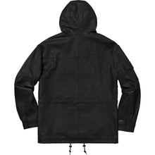 Supreme Leather  Anorak Black