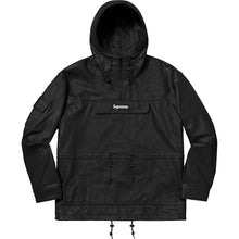 Supreme Leather  Anorak Black