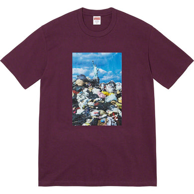 Supreme Trash Tee Eggplant