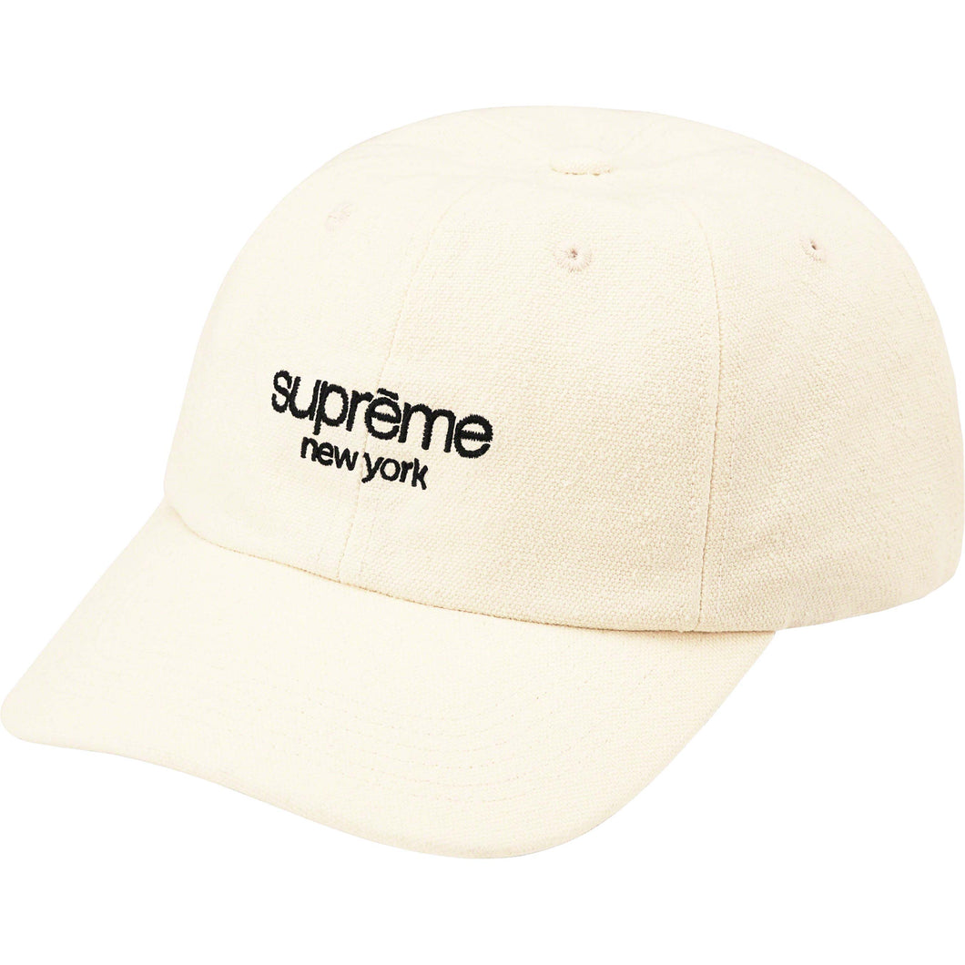 Supreme Classic Logo 6-Panel Cream