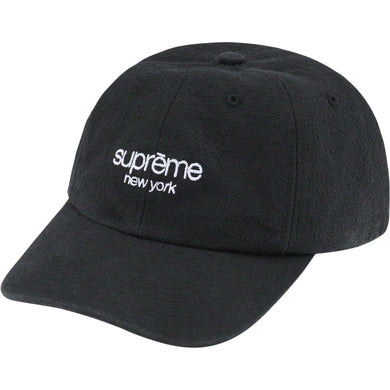 Supreme Classic Logo 6-Panel Black