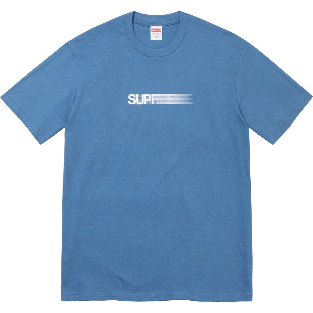 Supreme Motion Logo Tee Blue SS'23