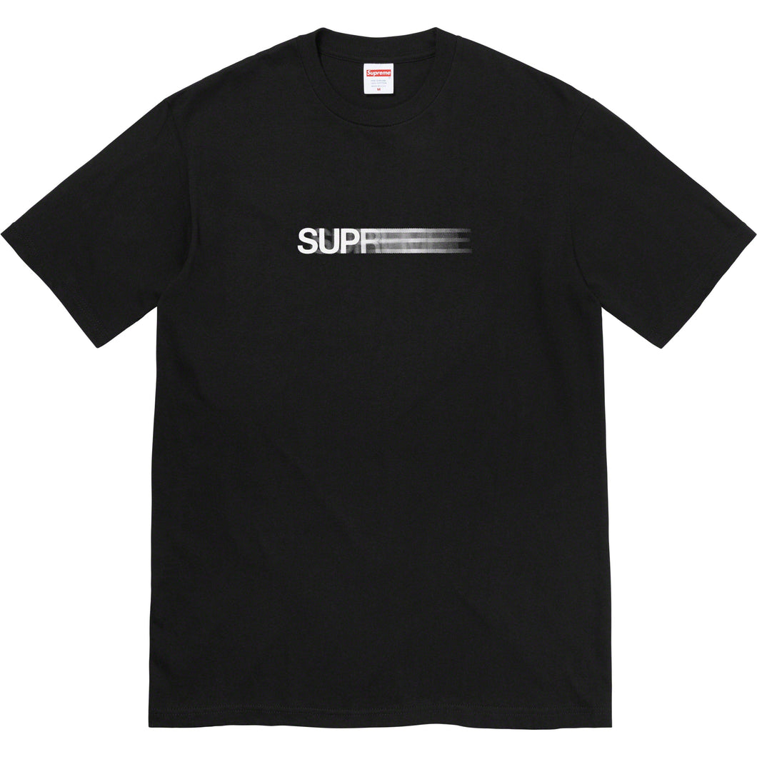 Supreme Motion Logo Tee Black SS'23
