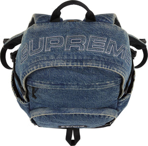 Supreme FW25 Denim Backpack Washed Indigo