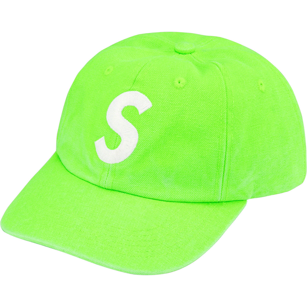 Supreme Pigment Canvas S Logo 6-Panel Green