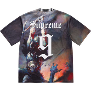 Supreme Frank Frazetta Soccer Jersey Death Dealer