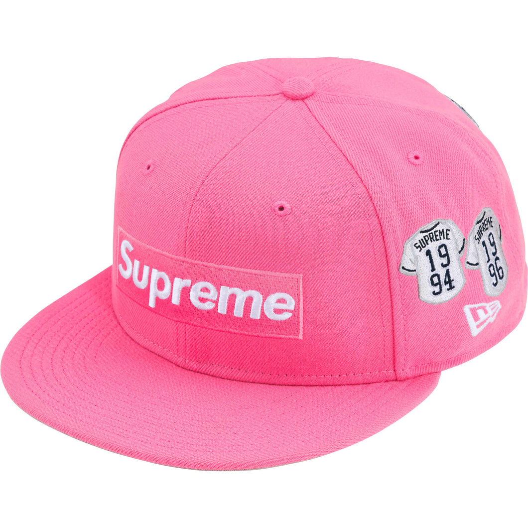 Supreme Jerseys Box Logo New Era Pink