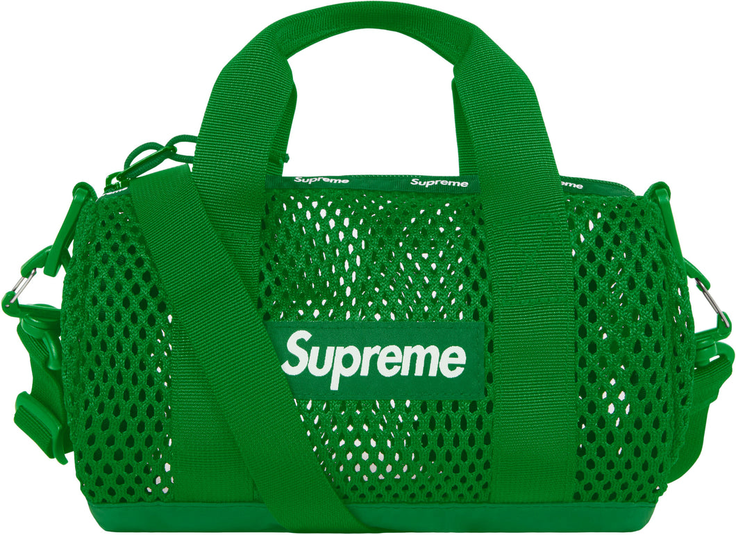 Supreme Mesh Mini Duffle Bag Green