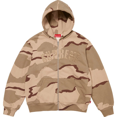 Supreme Arc Thermal Lined Zip Up Hooded Sweatshirt Dessert Camo