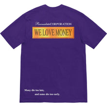 Supreme/Bernadette Coporation Money Tee Purple