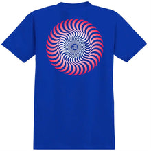 Spitfire Wheels Classic Swirl Fade Tee Royal