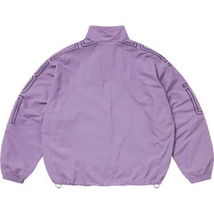 Supreme Spellout Embroidered Track Jacket Purple