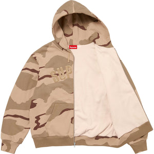 Supreme Arc Thermal Lined Zip Up Hooded Sweatshirt Dessert Camo