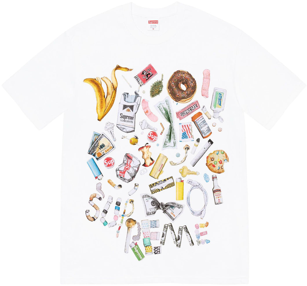 Supreme Trash Tee White