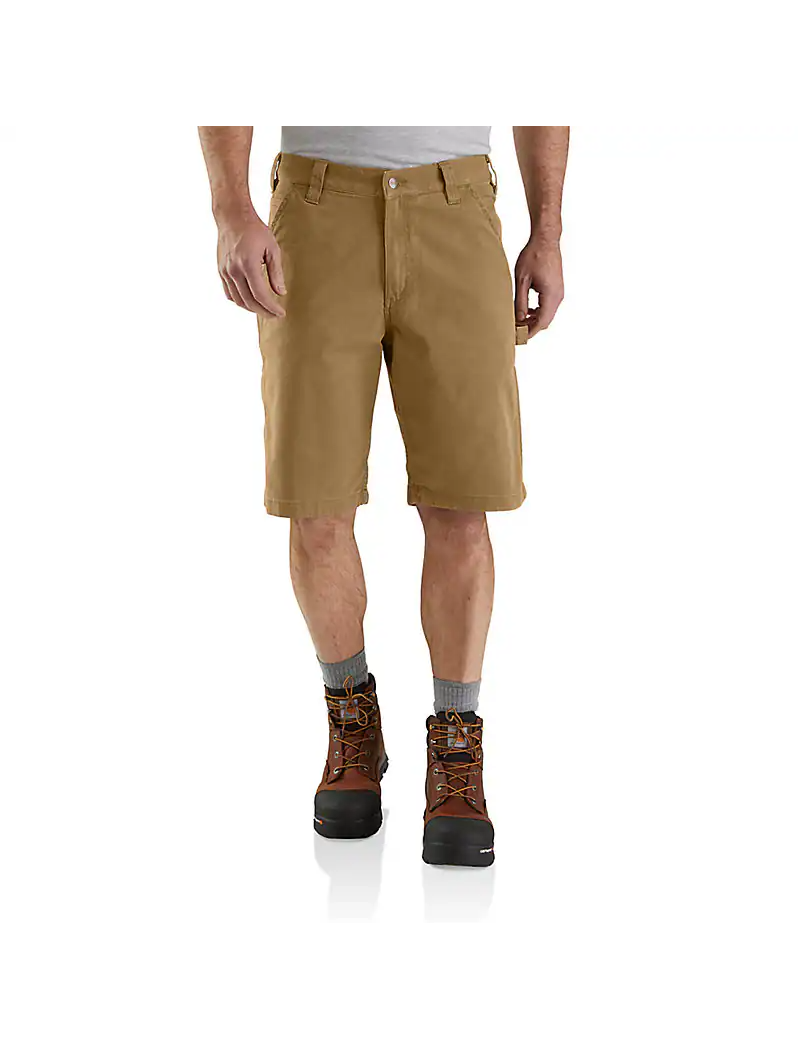 Carhartt Rugged Flex® Relaxed Fit Canvas Utility Work Short Hickory