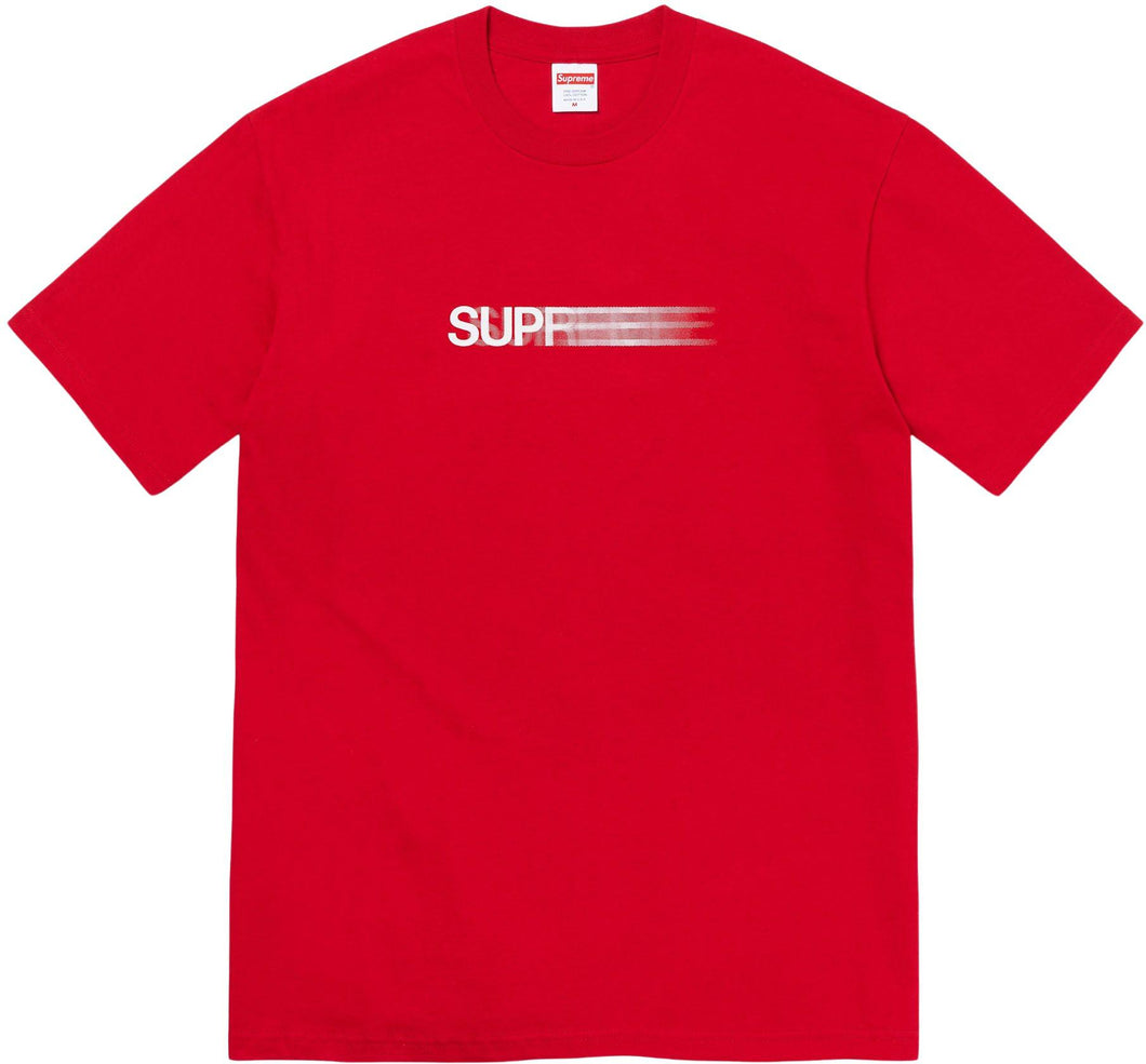 Supreme Motion Logo Tee Red SS'23