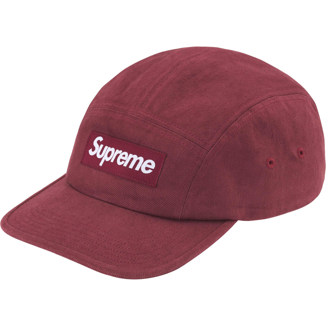 Supreme FW24 Denim Camp Cap Red