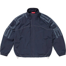 Supreme Spellout Embroidered Track Jacket Navy