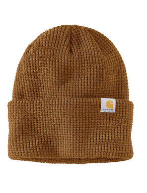 Carhartt Knit Waffle Beanie Carhartt Brown