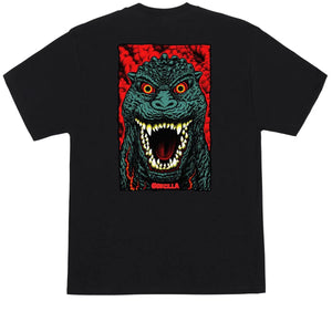 Santa Cruz Godzilla Destroyer Stripes Tee Black