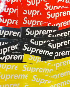 Supreme Half Size Box Logo Sticker