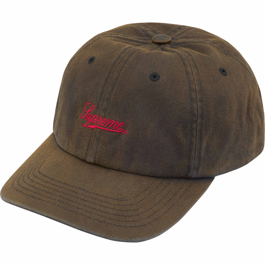 Supreme Bleached Chino 6 Panel Black