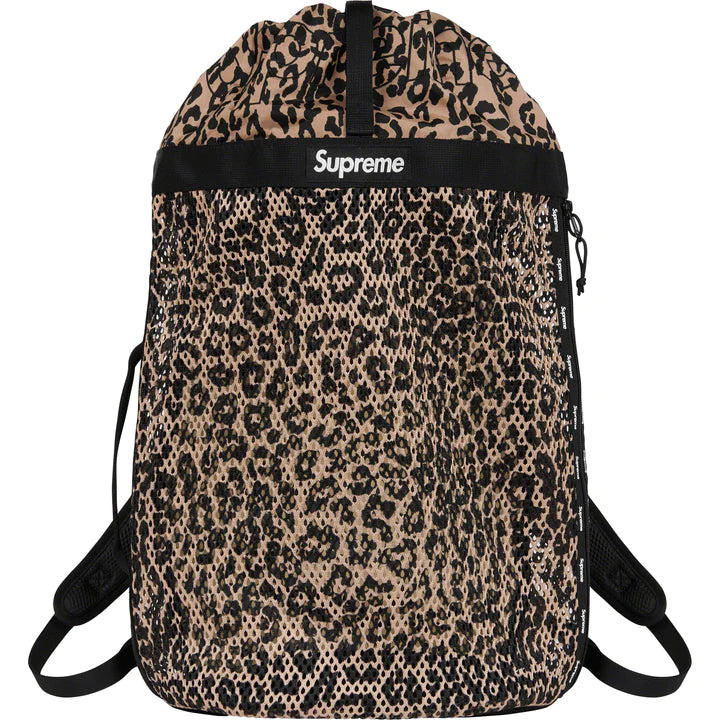 Supreme Mesh Backpack Leopard