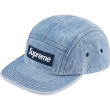 Supreme FW24 Washed Chino Twill Camp Cap Denim