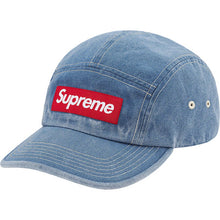 Supreme Washed Chino Twill Camp Cap Denim FW22