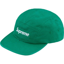 Supreme FW24 Washed Chino Twill Camp Cap Green