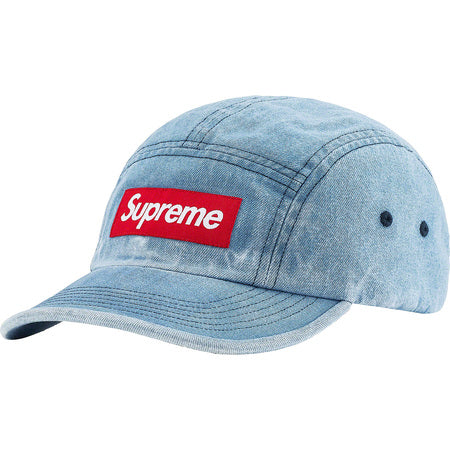 Supreme Washed Chino Twill Camp Cap Denim