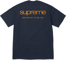 Supreme NYC Tee Navy