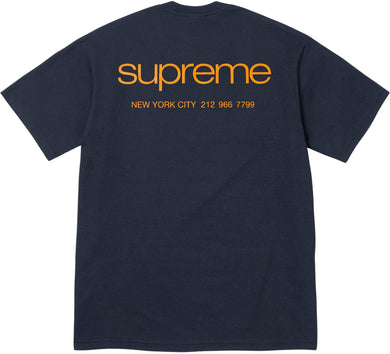 Supreme NYC Tee Navy