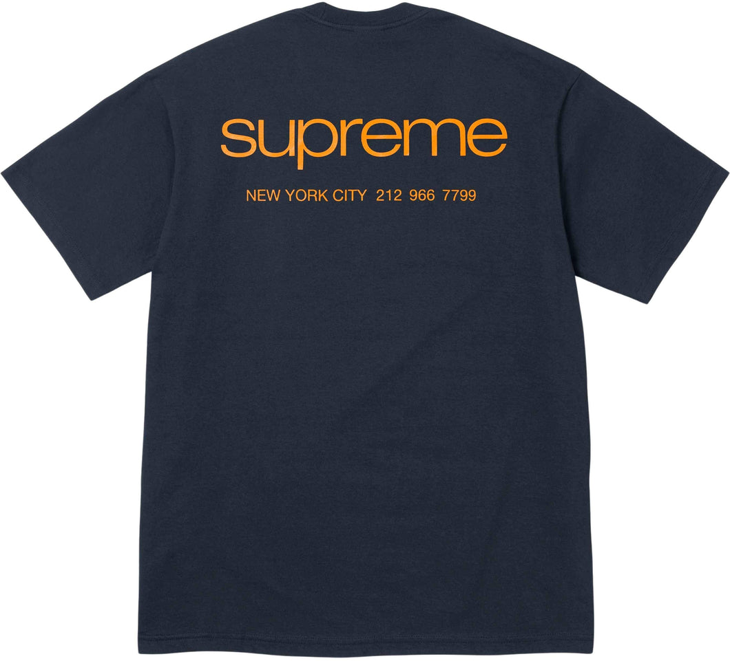 Supreme NYC Tee Navy