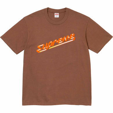 Supreme Banner Tee Brown