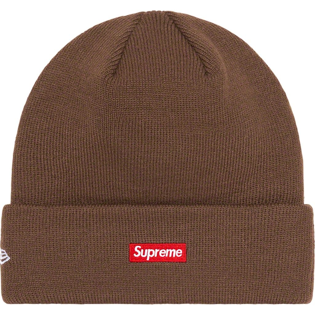 Supreme New Era HQ Beanie Brown